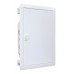 Pre-assembled 24-module flush mounted 8 users groups distribution panel