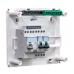 Pre-assembled 9-module surface mounted 2 user group distribution panel